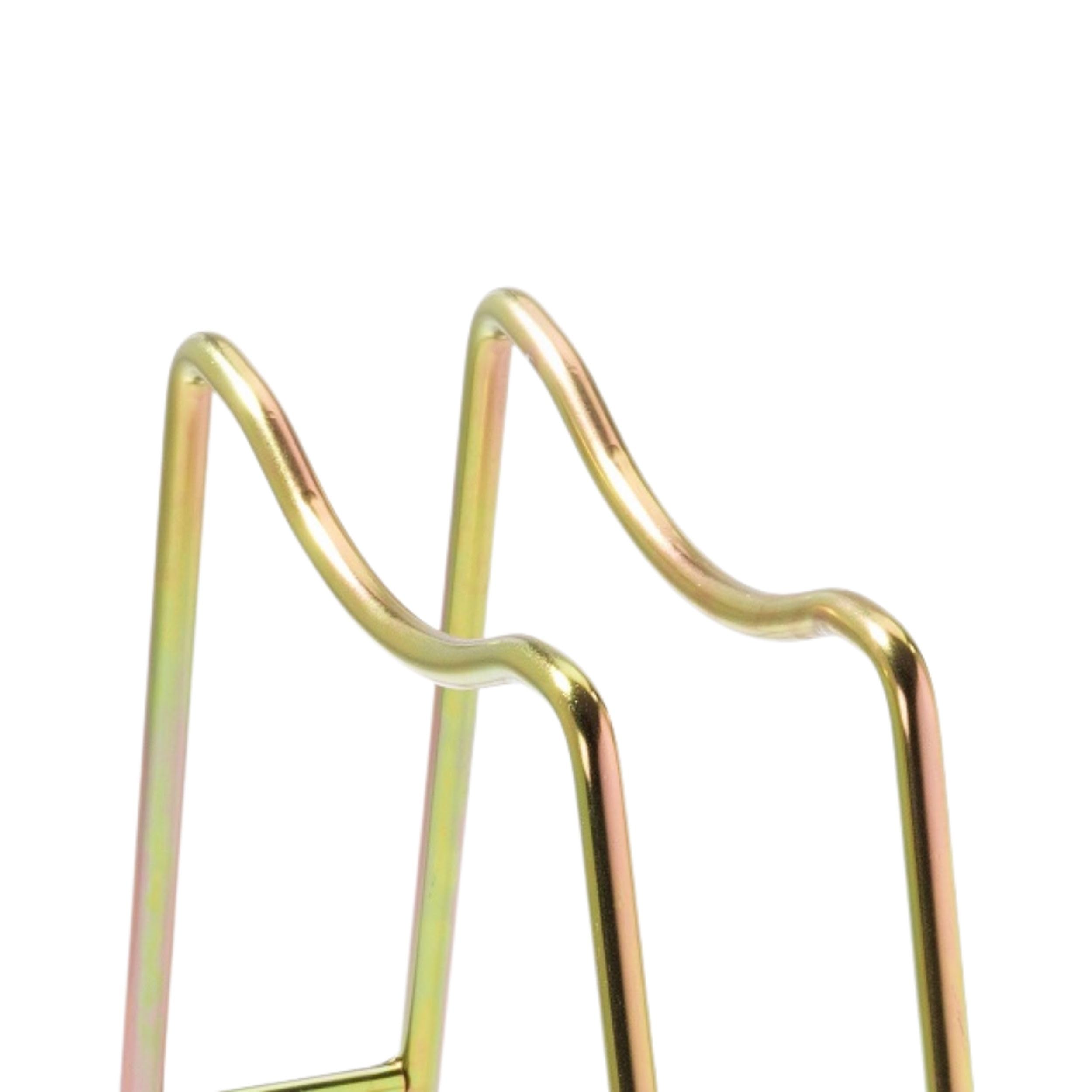 Andrys Rastrelliera Bici 1 Posto Alto con Curvatura per Freno a Disco Oro