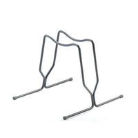 Andrys Rastrelliera Bici con Tappi 1 Posto - Ruote fino a 8cm - Nero Verniciato