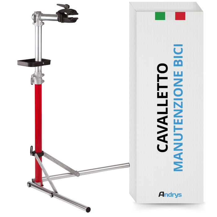Andrys Cavalletto Riparazione Bici da Terra - Gambe Pieghevoli