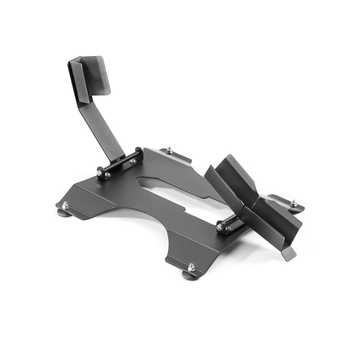 Andrys Rastrelliera Bici 1 Posto con Piedini Ruote 4cm 40x45x30 Nero