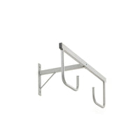 Andrys Espositore Porta Copertoni Bici a Parete - 2 Posti Verniciato Grigio