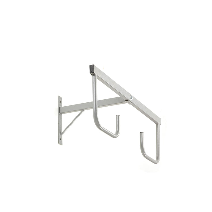 Andrys Espositore Porta Copertoni Bici a Parete - 2 Posti Verniciato Grigio