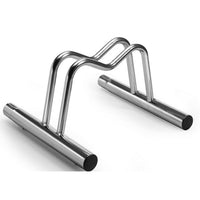 Andrys Rastrelliera Bici 1 Posto Modulabile Basso Zincato Argento