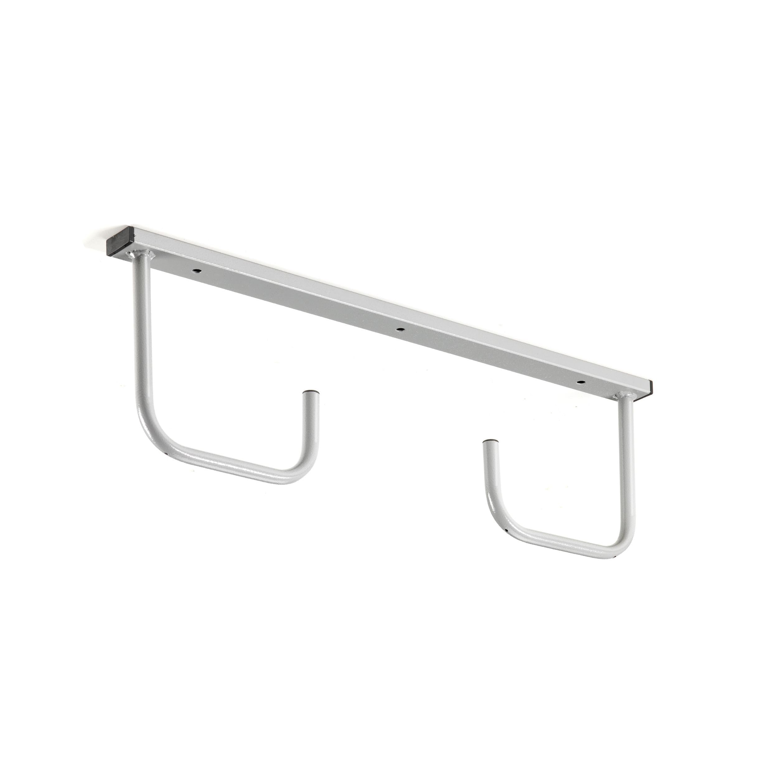 Andrys Espositore Porta Copertoni Bici a Soffitto - 2 Posti Verniciato Grigio