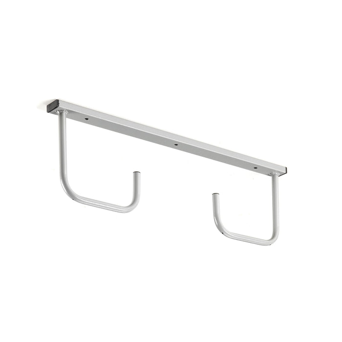 Andrys Espositore Porta Copertoni Bici a Soffitto - 2 Posti Verniciato Grigio