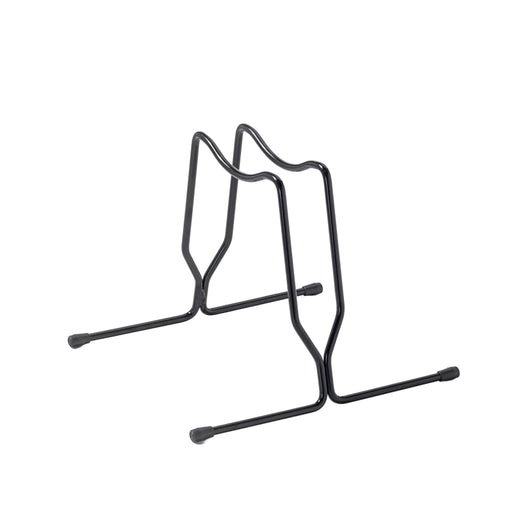 Andrys Rastrelliera Bici con Tappi 1 Posto - Ruote fino a 6cm - Nero Verniciato