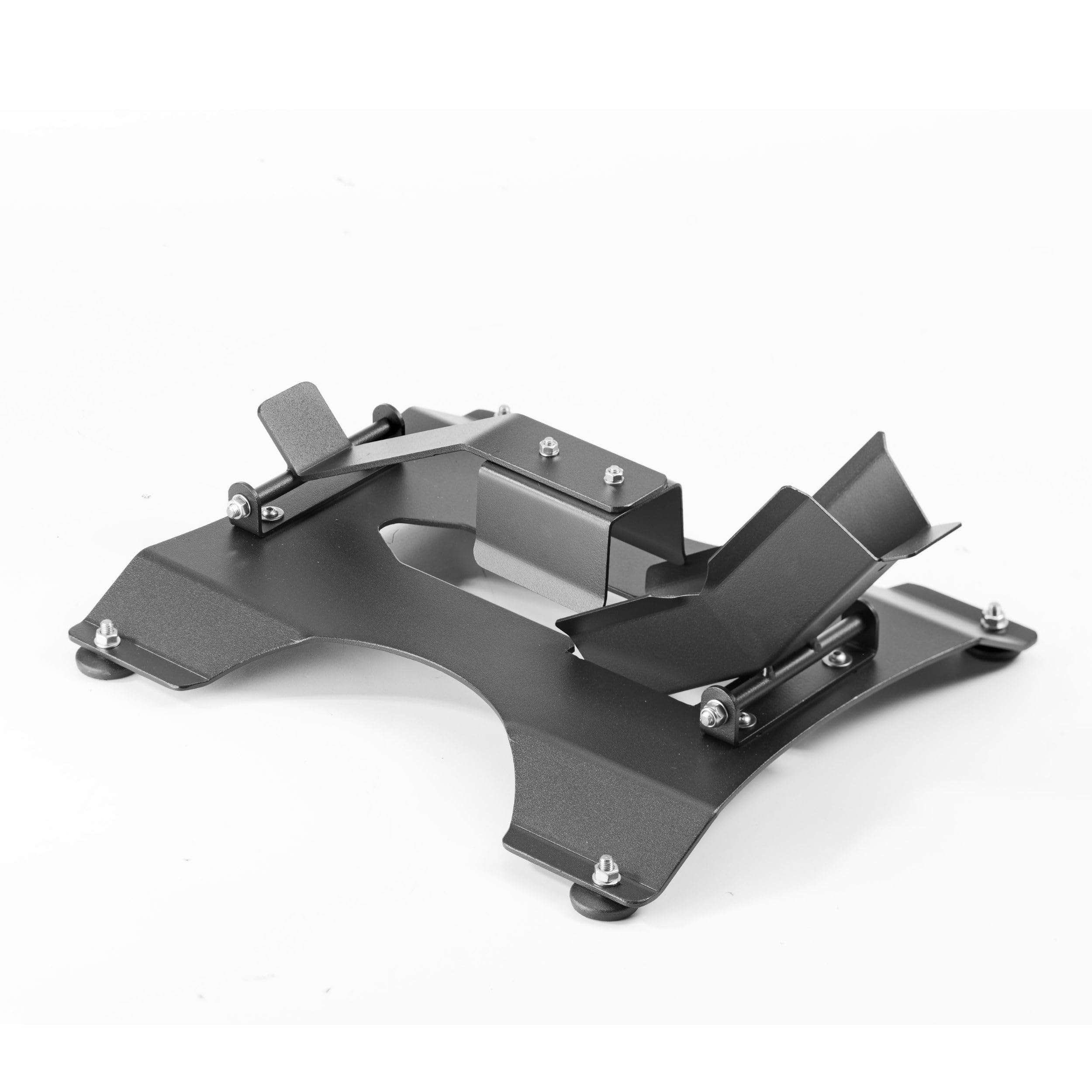 Andrys Rastrelliera Bici 1 Posto con Piedini Ruote 6,5cm 40x43x30 Nero