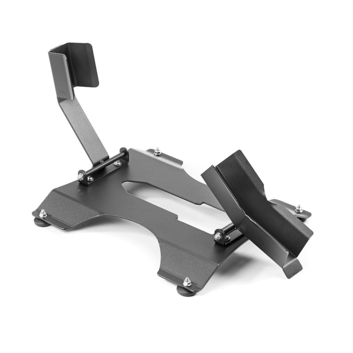 Andrys Rastrelliera Bici 1 Posto con Piedini Ruote 6,5cm 40x43x30 Nero