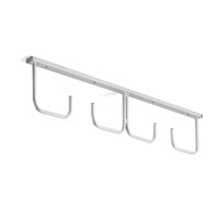 Andrys Espositore Porta Copertoni Bici a Soffitto - 4 Posti Verniciato Grigio