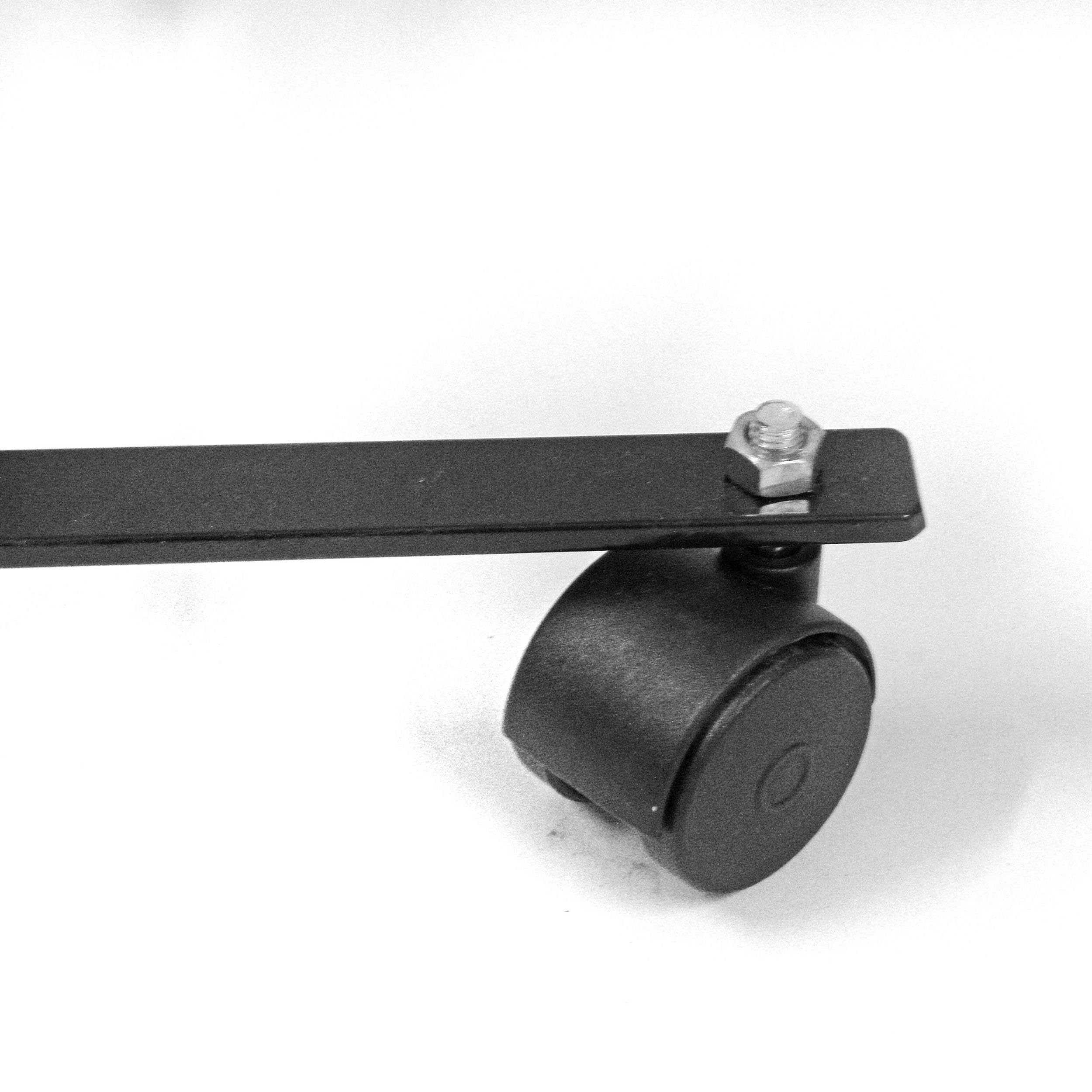 Andrys Rastrelliera Biciclette 1 Posto con Rotelle Girevoli - Nero