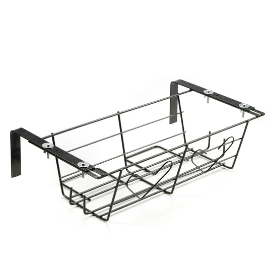 Andrys Portavaso da Fiori per Vasi da 60cm - Fioriera Regolabile (Nero)