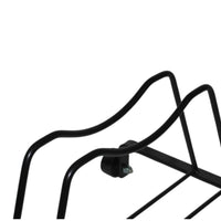 Andrys Rastrelliera Biciclette 1 Posto con Rotelle Girevoli - Nero