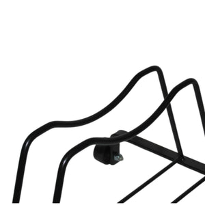 Andrys Rastrelliera Biciclette 1 Posto con Rotelle Girevoli - Nero