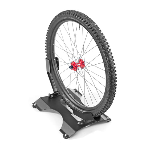 Andrys Rastrelliera Bici 1 Posto con Piedini Ruote 6,5cm 40x43x30 Nero