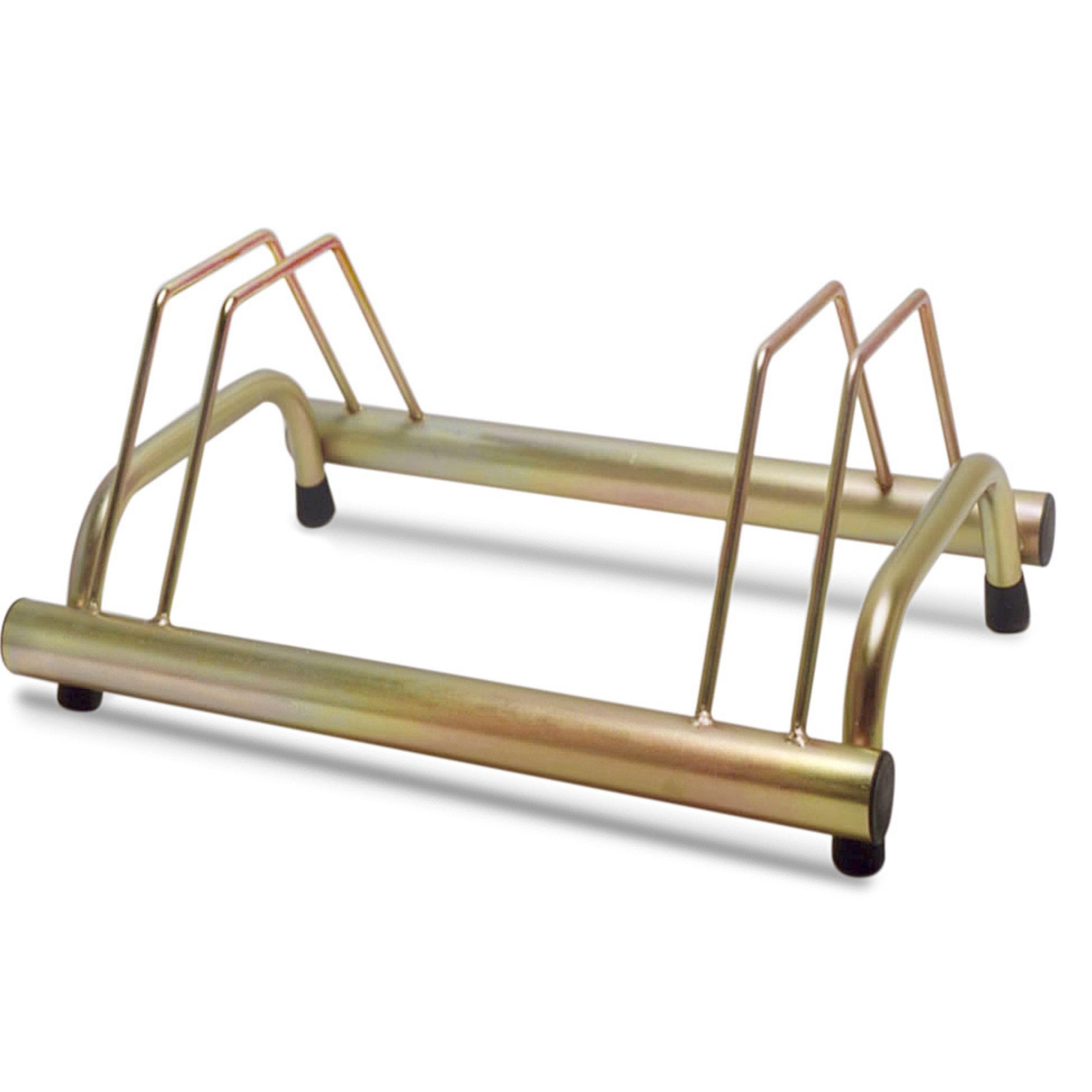 Andrys Rastrelliera Biciclette 2 Posti con Tappi - Tropical Oro