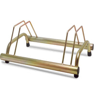 Andrys Rastrelliera Biciclette 2 Posti con Tappi - Tropical Oro