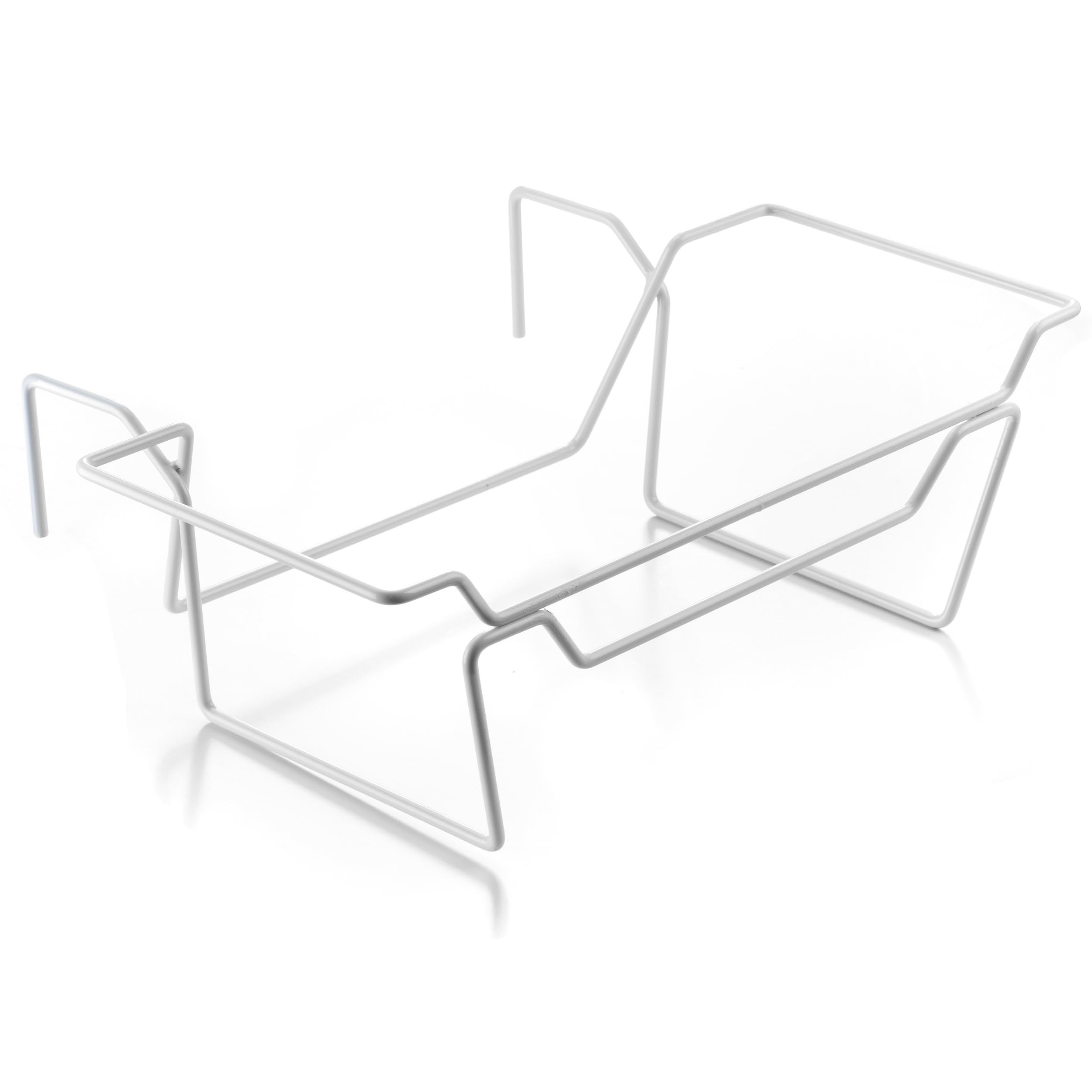 Andrys Portavaso da Fiori per Vasi da 40cm - Fioriera in Acciaio (Bianco)