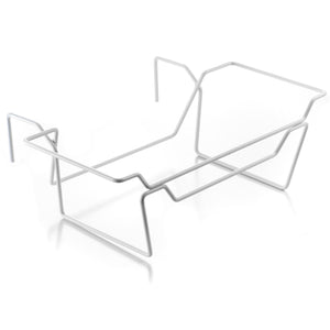 Andrys Portavaso da Fiori per Vasi da 40cm - Fioriera in Acciaio (Bianco)