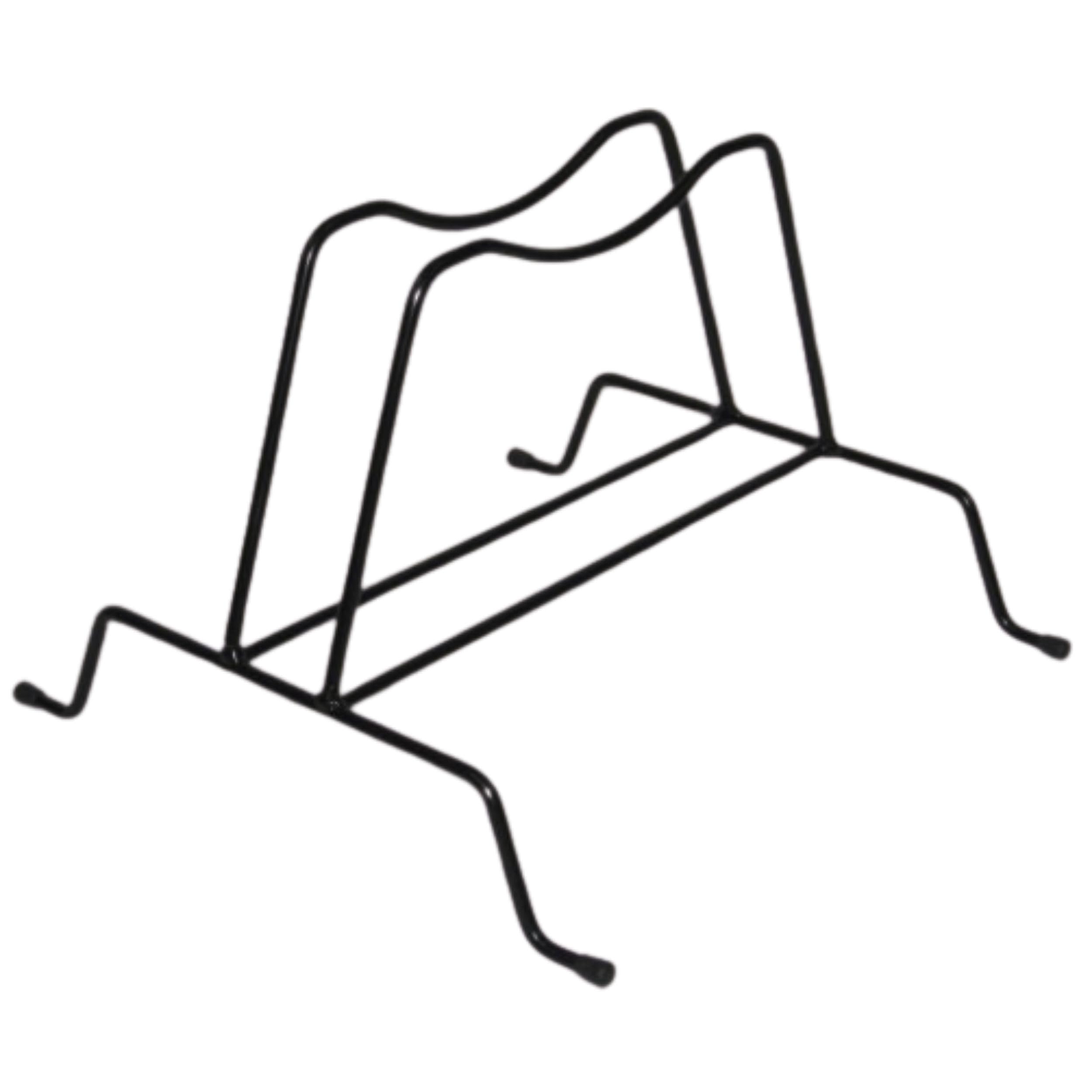 Andrys Rastrelliera Bici 1 Posto Fisso per Freno a Disco Nero Verniciato