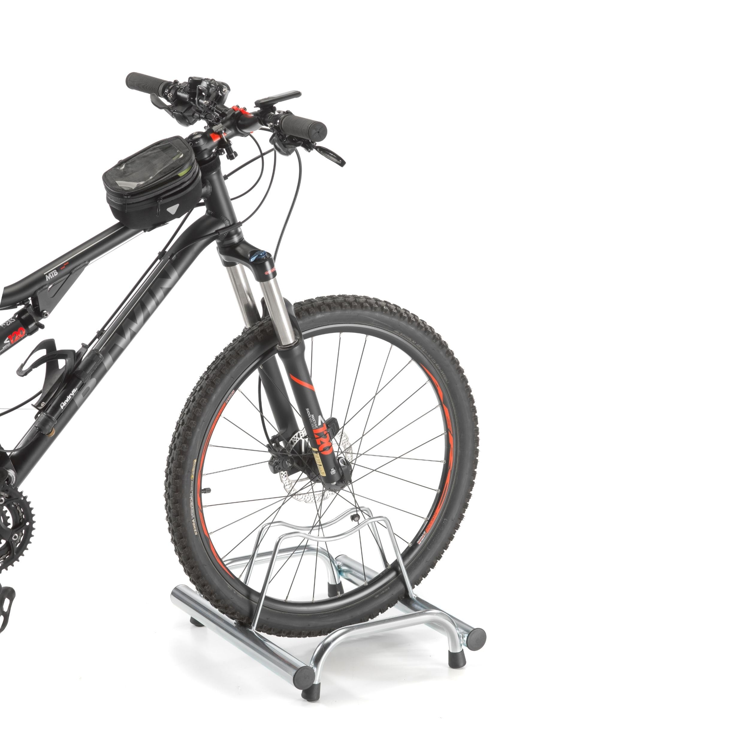 Andrys Rastrelliera Bici 1 Posto Basso (Argento)