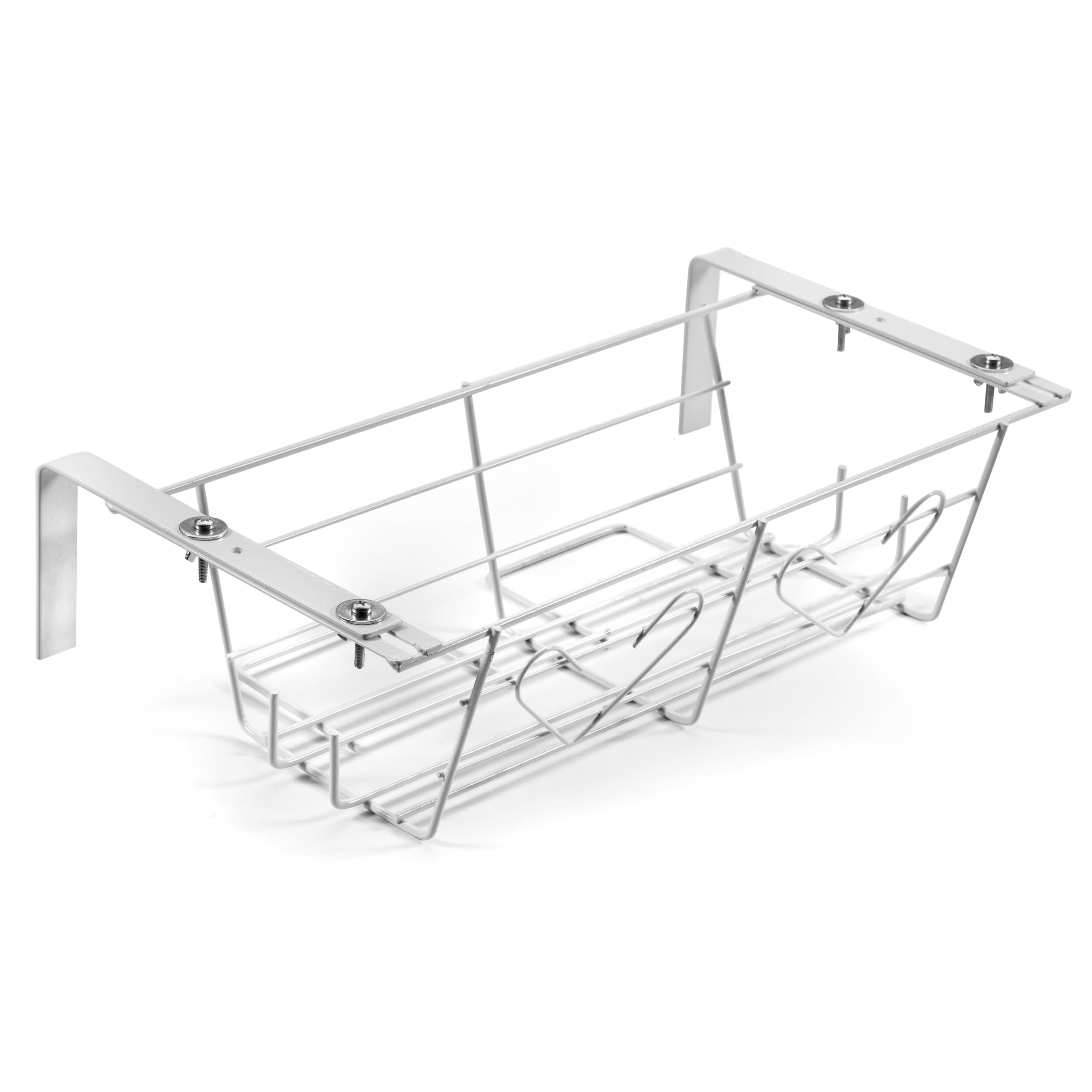 Andrys Portavaso da Fiori per Vasi da 60cm - Fioriera Regolabile (Bianco)