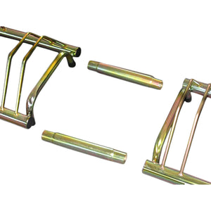 Andrys Tubo di Connessione per Rastrelliere Porta Bici Oro