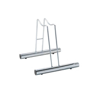 Andrys Rastrelliera Bici 1 Posto Alto per Ruote con Disco Zincato Argento