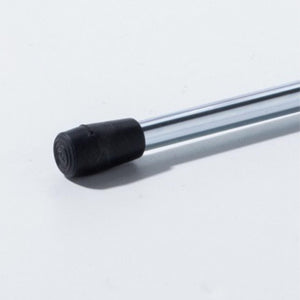 Andrys Rastrelliera Bici con Tappi 1 Posto - Ruote fino a 6cm - Zincato Argento