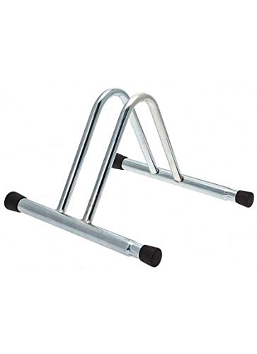 Andrys Rastrelliera Bici 1 Posto Modulabile con Tappi PVC Zincato