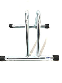 Andrys Rastrelliera Bici 1 Posto Modulabile con Tappi PVC Zincato