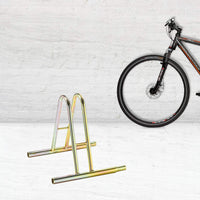 Andrys Rastrelliera Bici 1 Posto Alto Modulabile Zincato Tropical Oro