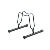 Andrys Rastrelliera Bici 1 Posto con Tappi - Ruote Freni a Disco 8cm - Nero