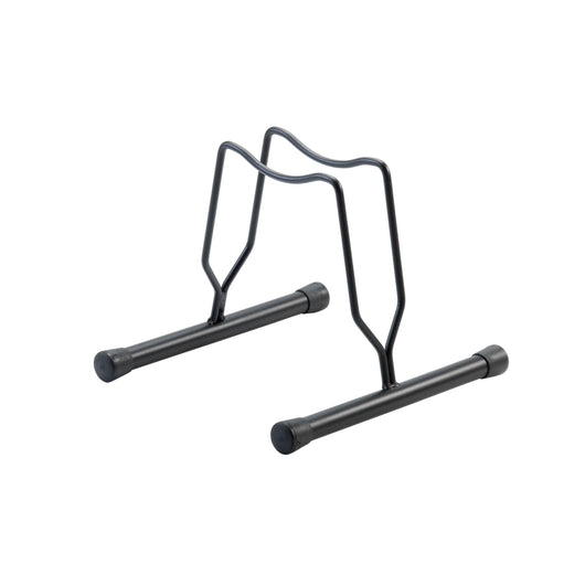 Andrys Rastrelliera Bici 1 Posto con Tappi - Ruote Freni a Disco 8cm - Nero