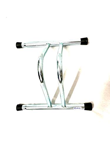 Andrys Rastrelliera Bici 1 Posto Modulabile con Tappi PVC Zincato