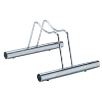 Andrys Rastrelliera Bici 1 Posto Basso per Ruote con Disco Zincato Argento