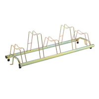 Andrys Rastrelliera Bici 5 Posti Alto/Basso per Freni a Disco Tropical Oro