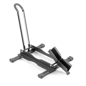 Andrys Rastrelliera Bici 1 Posto con Tappi Ruote 3cm 40x43x47 Nero