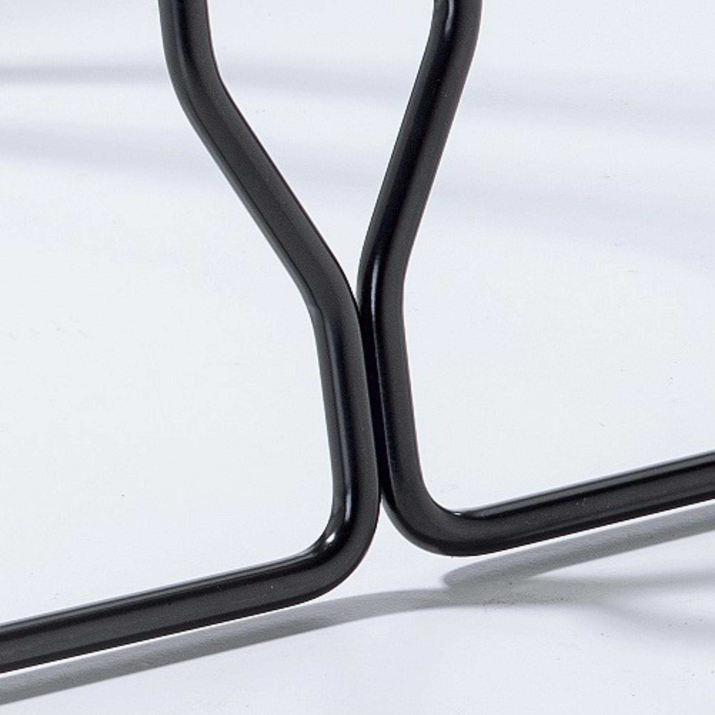 Andrys Rastrelliera Bici con Ruote Fisse 1 Posto - Ruote fino a 6cm - Nero