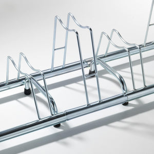 Andrys Rastrelliera Bici 1 Posto Alto per Ruote Freno a Disco Argento