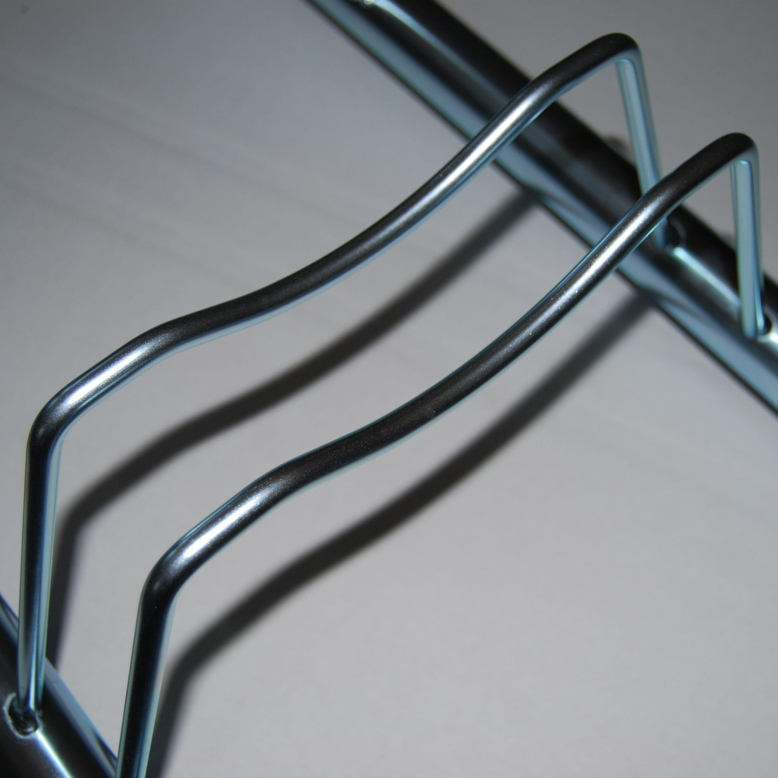 Andrys Rastrelliera Bici 1 Posto Alto per Ruote Freno a Disco Argento