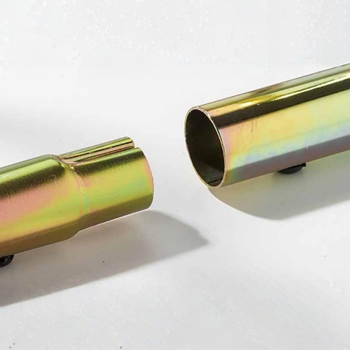 Andrys Rastrelliera Bici 1 Posto Modulabile Alto con Tappi PVC Oro