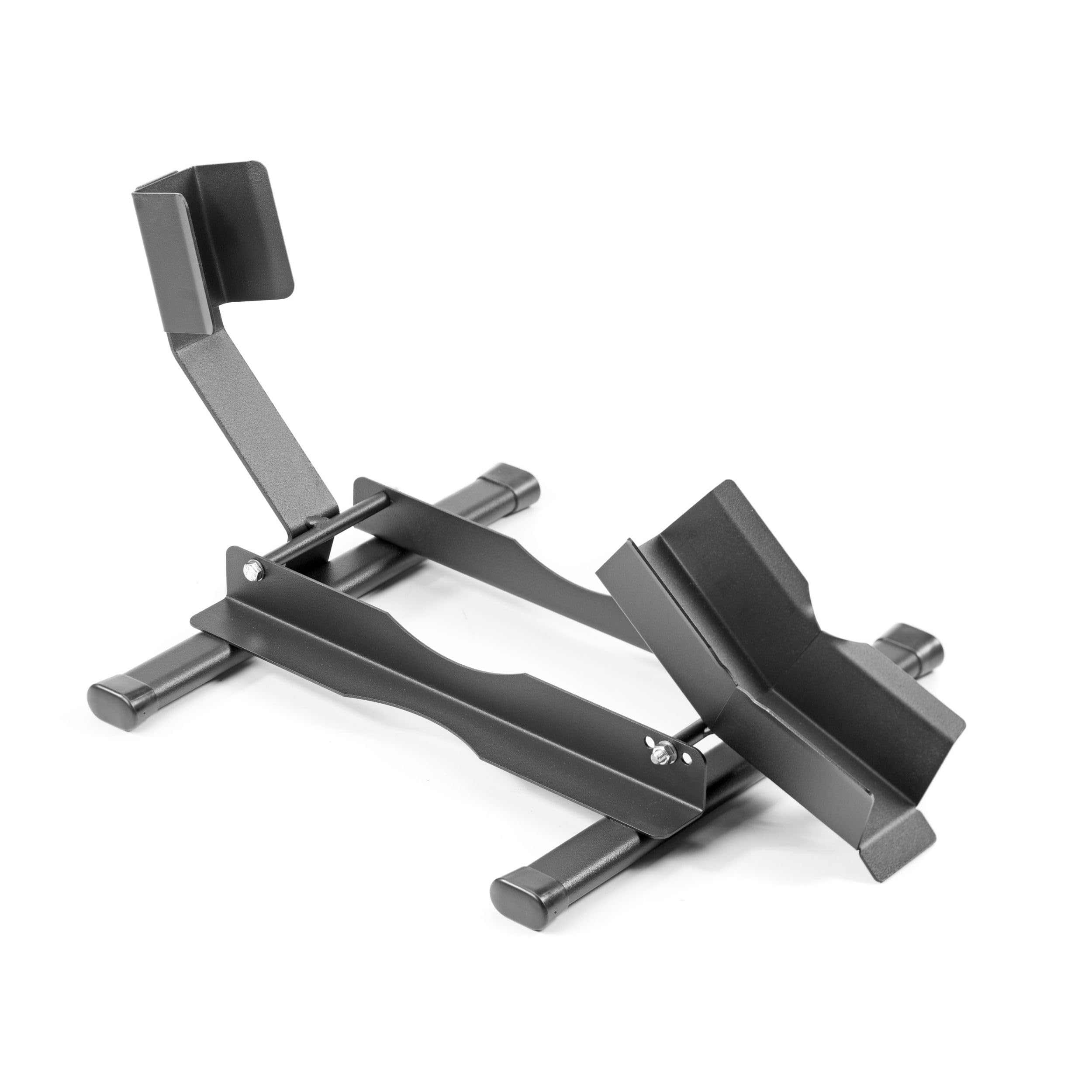 Andrys Rastrelliera Bici 1 Posto con Tappi Ruote 6,5cm 40x43x30 Nero