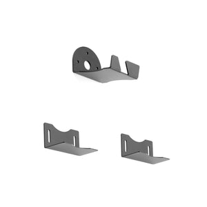 Andrys Porta Biciclette a Parete - 2 Guide per Ruote e 1 Gancio per Pedale