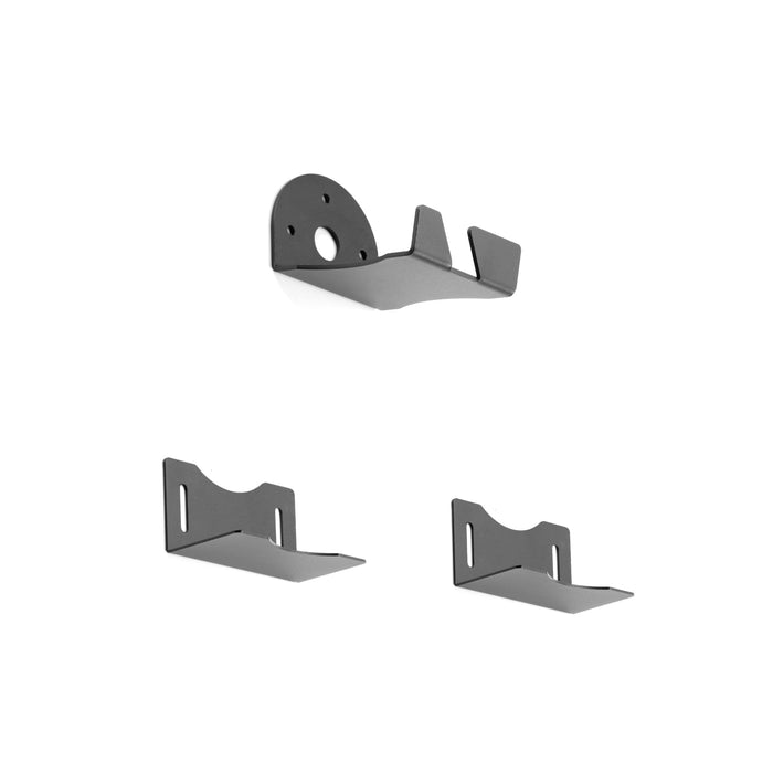 Andrys Porta Biciclette a Parete - 2 Guide per Ruote e 1 Gancio per Pedale