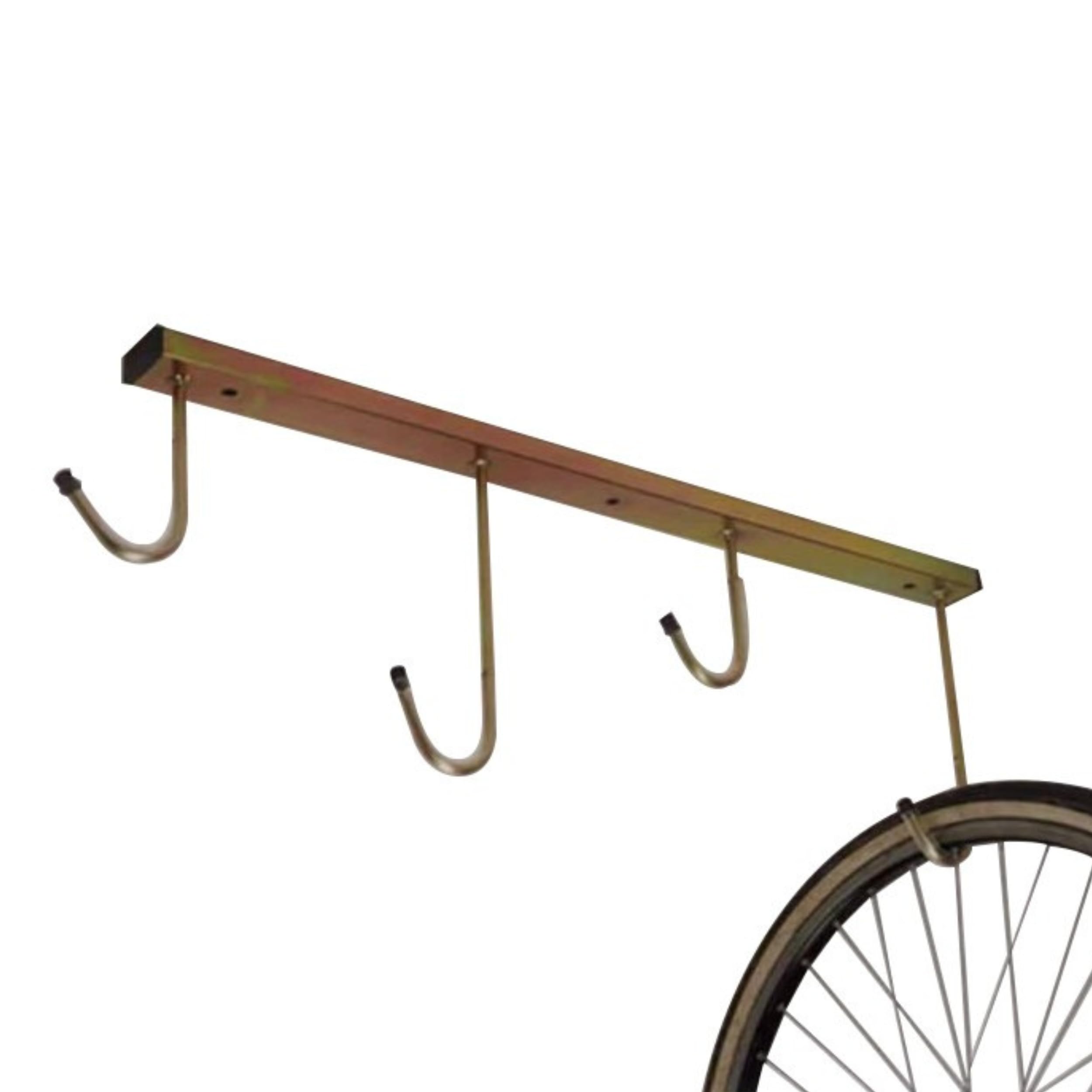 Andrys Appendi Bici Soffitto 4 Posti con Ganci Zincato Oro Antigraffio