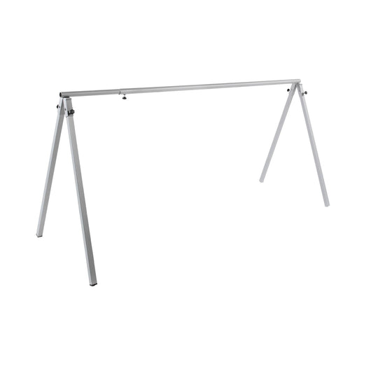 Andrys Espositore da Terra Bici 5-8 Posti Regolabile Acciaio Verniciato Grigio