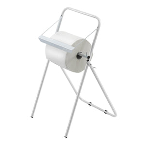 Andrys Porta Rotolo Cucina da Terra con Taglierina Rompi Carta Bianco