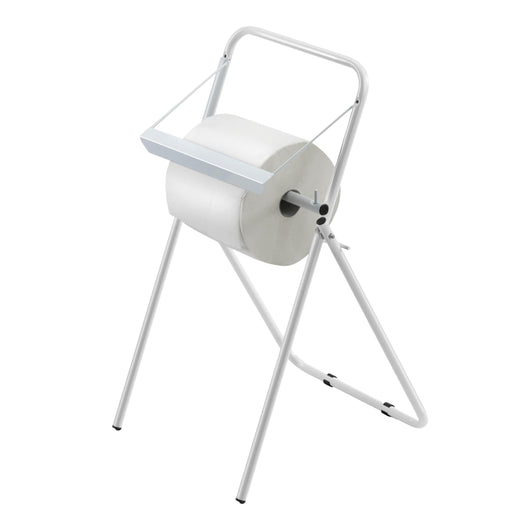 Andrys Porta Rotolo Cucina da Terra con Taglierina Rompi Carta Bianco