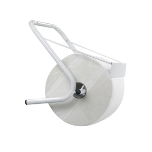 Andrys Porta Rotolo Cucina Parete con Taglierina Rompi Carta Bianco