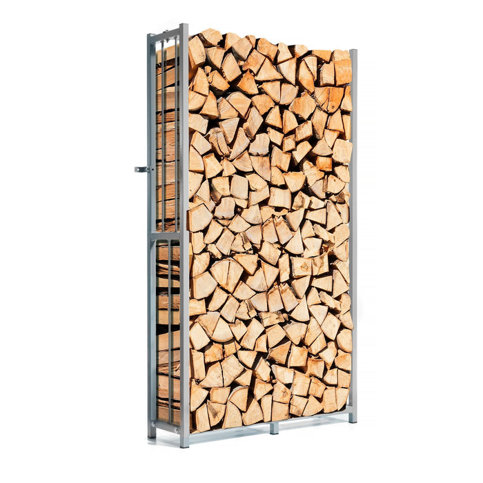 Andrys Porta Legna in Acciaio 100x30x180 cm